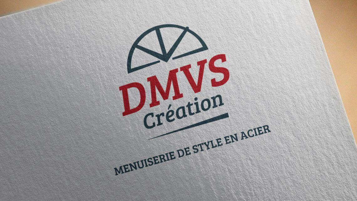 Création logo pour DMVS Création Acier par Kagency Nantes