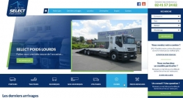 Refonte du site web de Select Poids Lourds Angers par Kagency Nantes