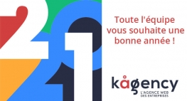 Bonne année de la part de Kagency, agence web à Nantes 