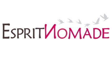 Refonte du logo d'Esprit Nomade Voyages par Kagency, agence web à Nantes