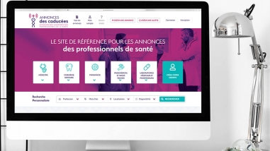 Création du site internet des Annonces des caducées par Kagency Nantes