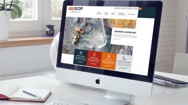 Création du nouveau site web de GEOSCOP par Kagency Nantes