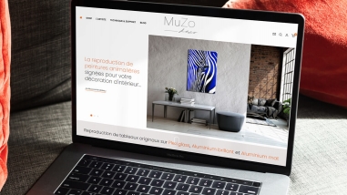 Création du site e-commerce de MuZo Déco par Kagency Nantes