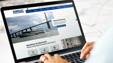 Création du nouveau site web de SHIPELEC Saint-Nazaire par Kagency Nantes