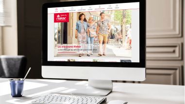 Création du site web des Chaussures Rieker par Kagency