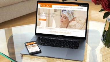 Création du site e-commerce d'Elite Hair International Paris par Kagency Nantes