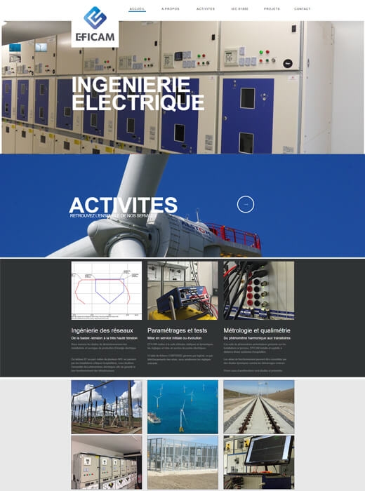 Refonte du site internet d'EFICAM par Kagency Nantes