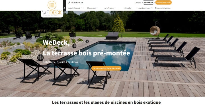 Optimisation du SEO pour le site web de Wedeck par Kagency Nantes