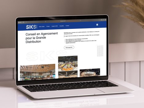 Création du site internet de l'Agence SKS par Kagency Nantes