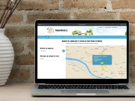 Création d'un annuaire d'entreprises Création de l'annuaire web des entreprises de St Etienne de Montluc par Kagency Nantes