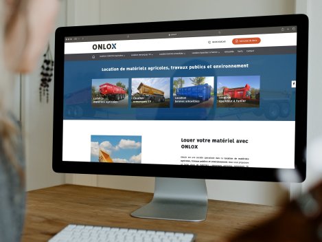 Création du site vitrine de location de matériel ONLOX
