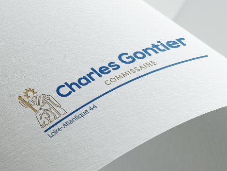 Création de l'identité graphique pour Charles Gontier