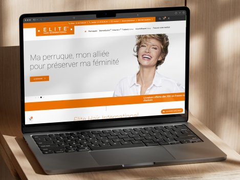 Création du site e-commerce elite hair international