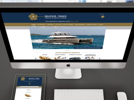 Création site vitrine maucour france