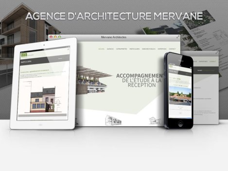 Site vitrine mervane architectes Carquefou