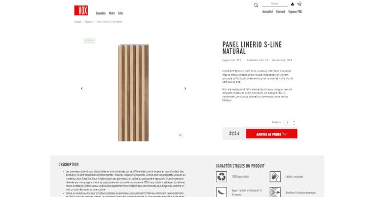Création du site e-commerce PrestaShop de VOX Profile par l'agence web Kagency à Nantes Création du site e-commerce PrestaShop de VOX Profile par l'agence web Kagency à Nantes