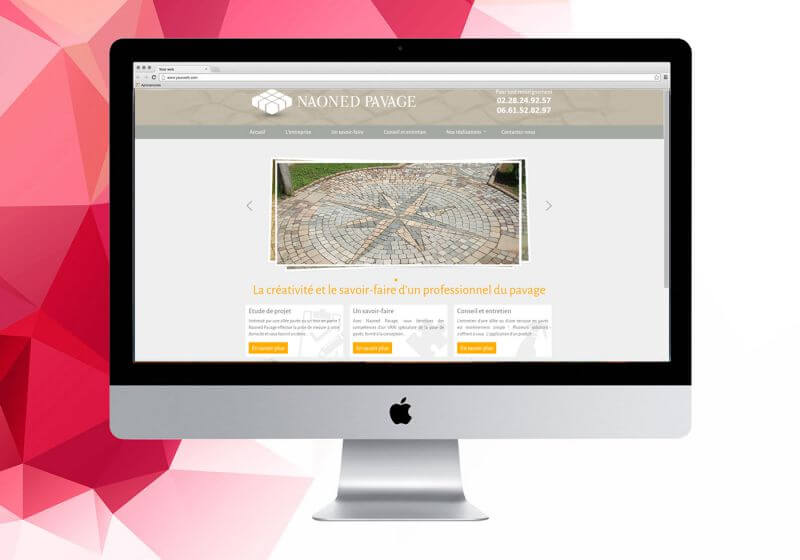 Naoned Pavage retient l'offre de Kagency pour son site web Naoned Pavage retient l'offre de Kagency pour son site web