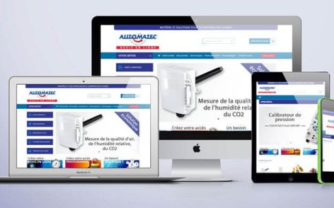 Kagency a mis en ligne le  site Ouest Fluide Contrôle by Automatec Nantes - Caen