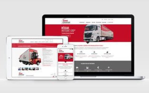 Nouveau site web en responsive web design pour Tred Chariot