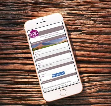 Le site web d'Aris Focus réalisé par Kagency
