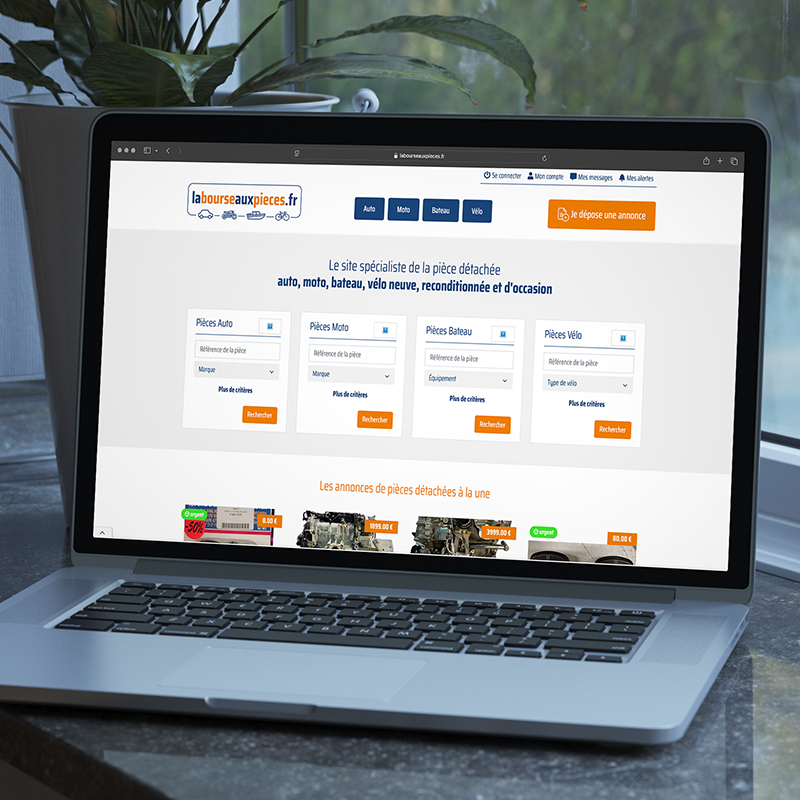 Témoignage de La Bourse Aux Pièces sur l'agence web Kagency Nantes