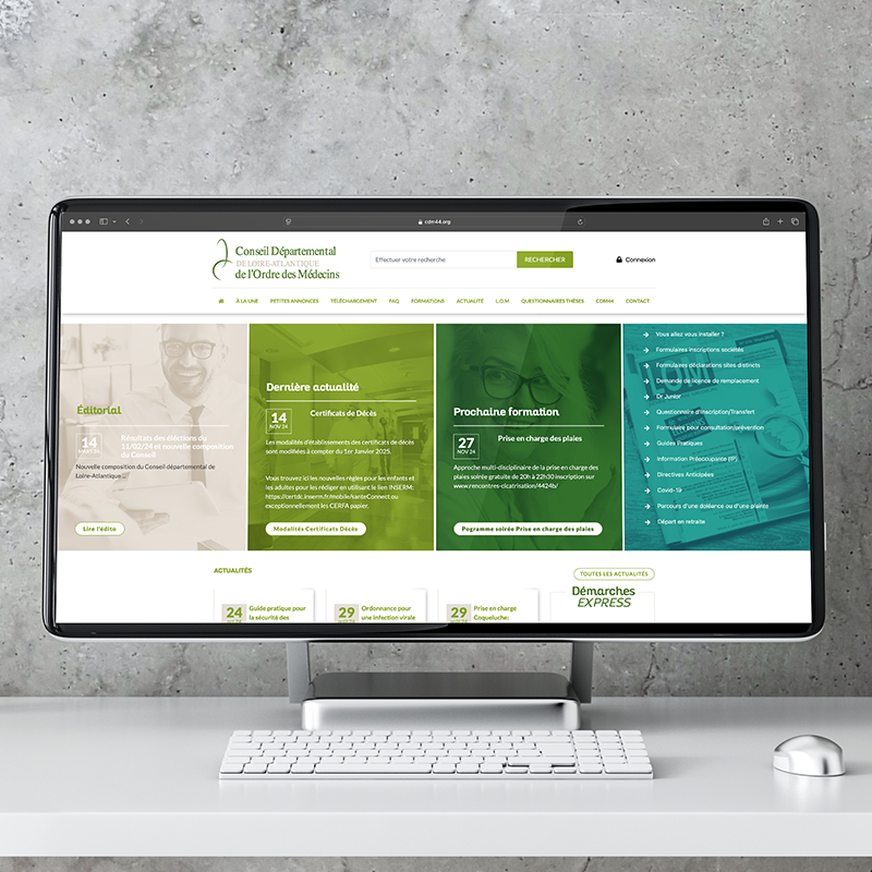 Évolutions au programme pour le site web du CDOM 44