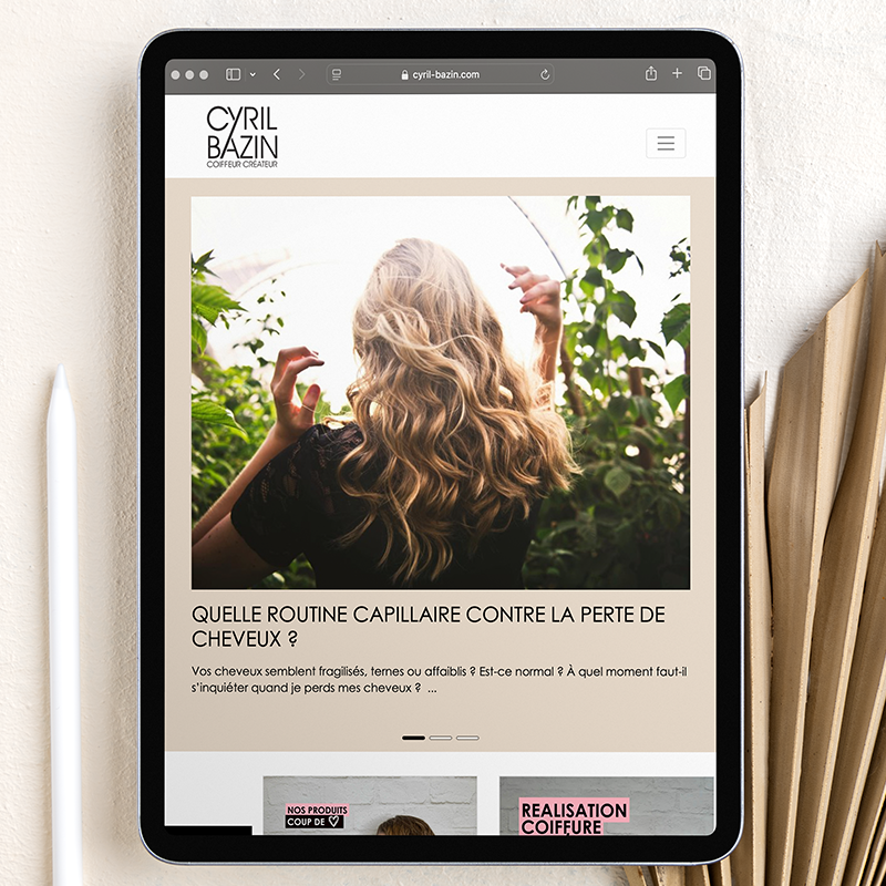 Témoignage de Cyril Bazin Coiffeur Créateur sur l'agence web Kagency Nantes