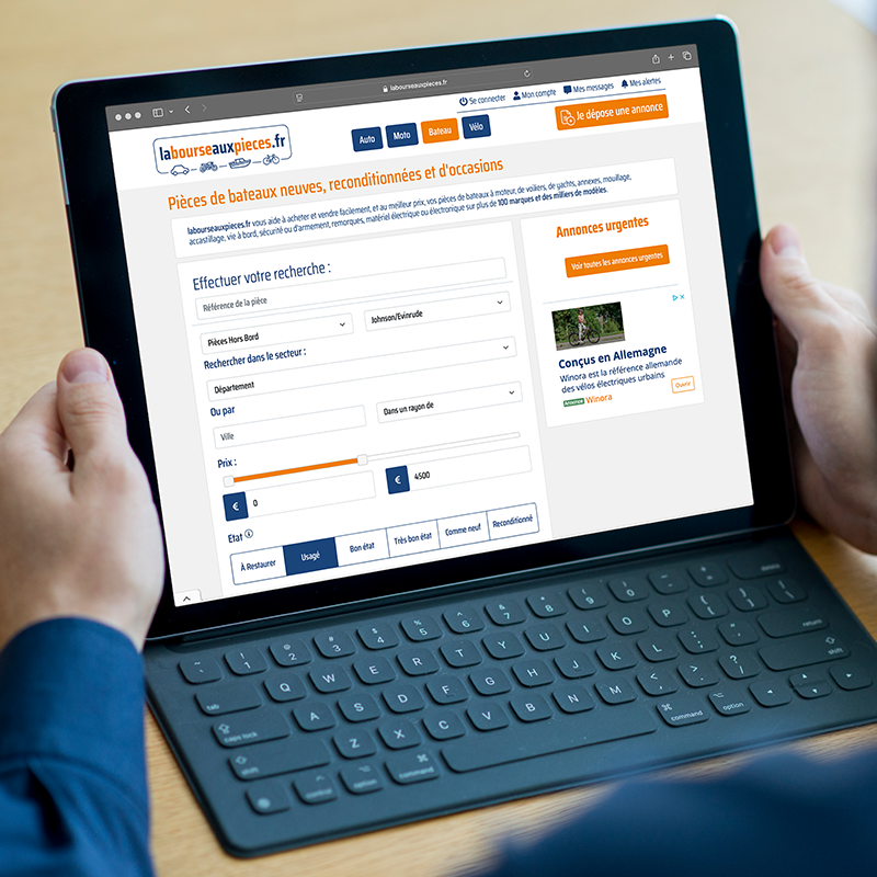 Kagency Nantes a développé la place de marché La Bourse aux Pièces