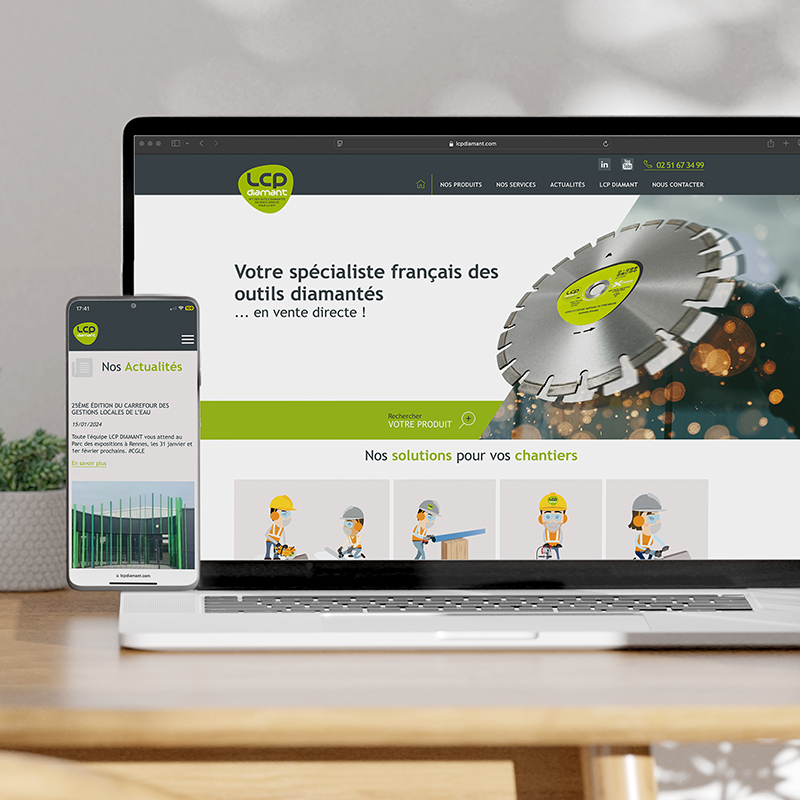 Témoignage de LCP Diamant sur l'agence web Kagency Nantes