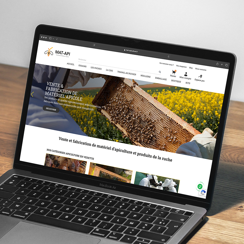 Création du site e-commerce Prestashop de MAT-API par Kagency Nantes