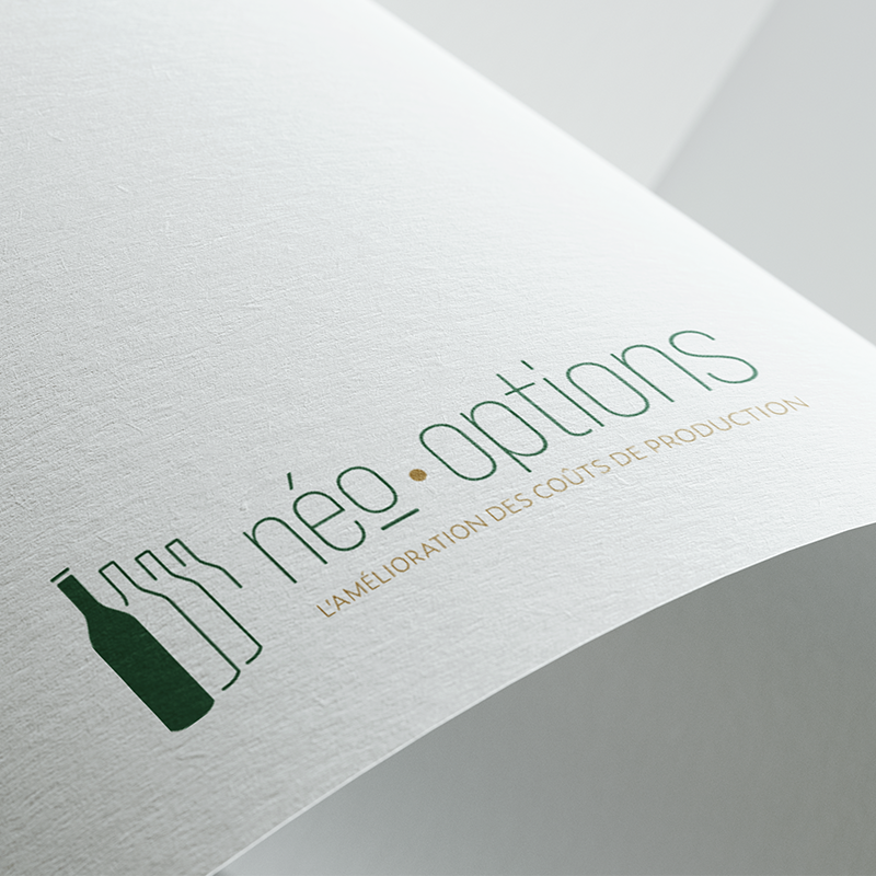 Création du logotype de Néo-Options par Kagency Nantes