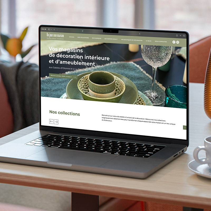 Kagency Nantes en charge de la réalisation du site web Un jour une maison