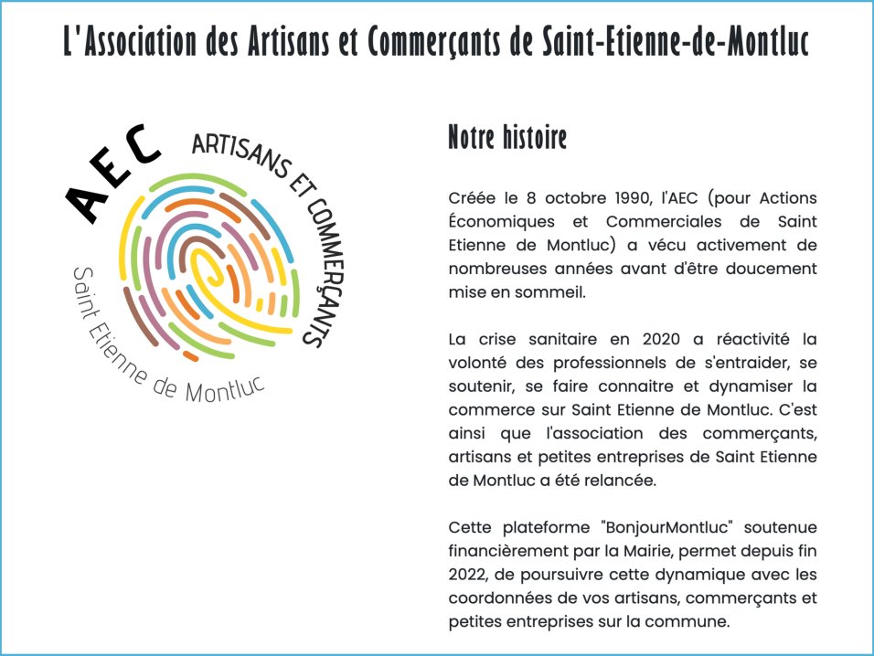 Présentation de l'association