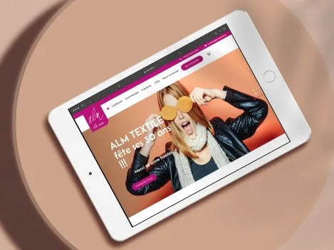Création de site vitrine pour ALM Textile