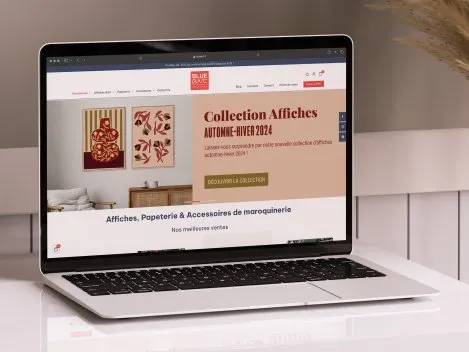 Création site de E-commerce Maison d'édition d'Affiches, Papeterie & Accessoires de maroquinerie - Nantes