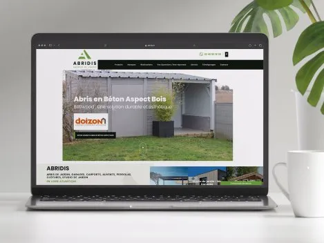 Création de site web compatible mobile Création du nouveau site internet d'Abridis Pornic