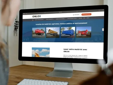 Création du site vitrine de location de matériel ONLOX