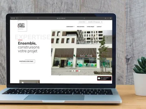 Refonte du site web Univers Delta dédié à l’architecture commerciale de pharmacies