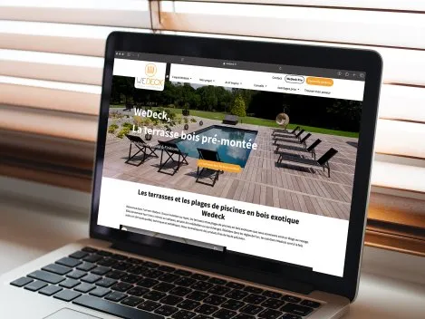 Création du site internet de Wedeck par Kagency Nantes