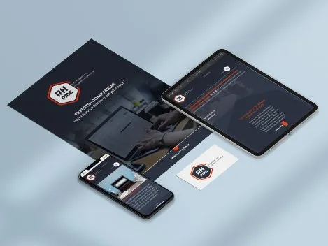 Identité graphique et site internet RH-PME