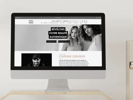 Evolutions sur le site de Cyril Bazin Coiffeur Créateur par Kagency Nantes