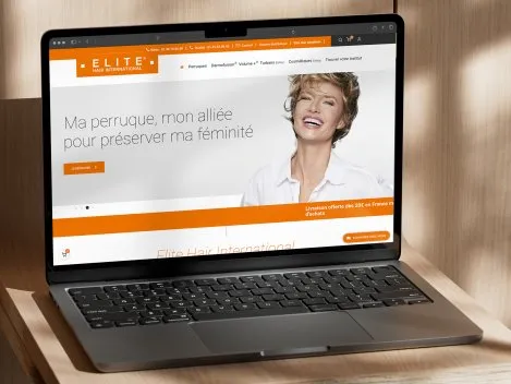 Création du site e-commerce elite hair international
