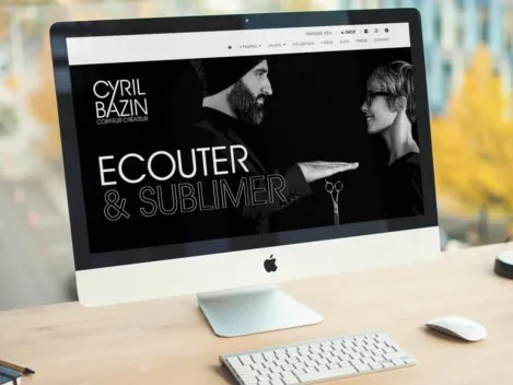 Création de site internet sur mesure pour Cyril Bazin