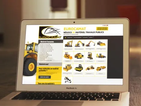 Agence web nantes - Création site vitrine Eurocamat