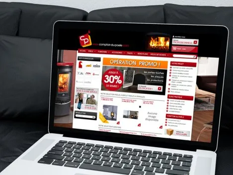 Création du site e-commerce Comptoir du poele Nantes / Sainte-Luce