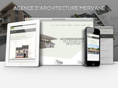 Site vitrine mervane architectes Carquefou