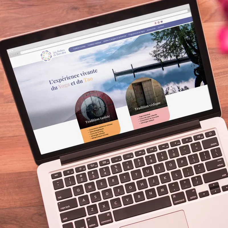 Refonte du site web des Ateliers du Bien-Être par Kagency Nantes