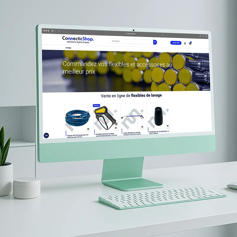 Création du site e-commerce de ConnecticShop par Kagency Nantes