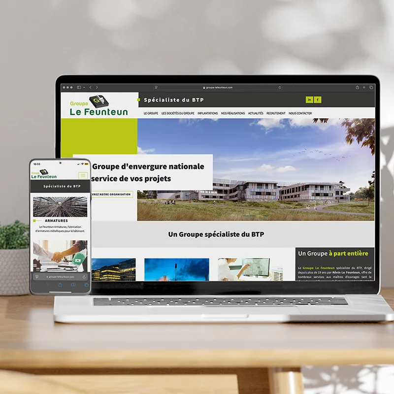 Avis du Groupe Le Feunteun sur l'agence web Kagency Nantes