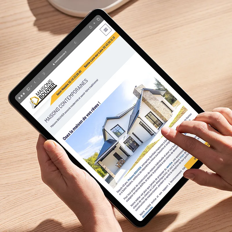 Avis des maisons Bouvier sur l’agence web Kagency Nantes